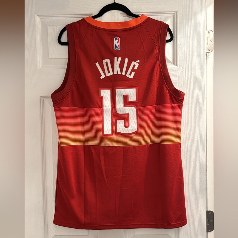Nikola Jokic Denver Nuggets Jersey (size Medium, fits like large as long)